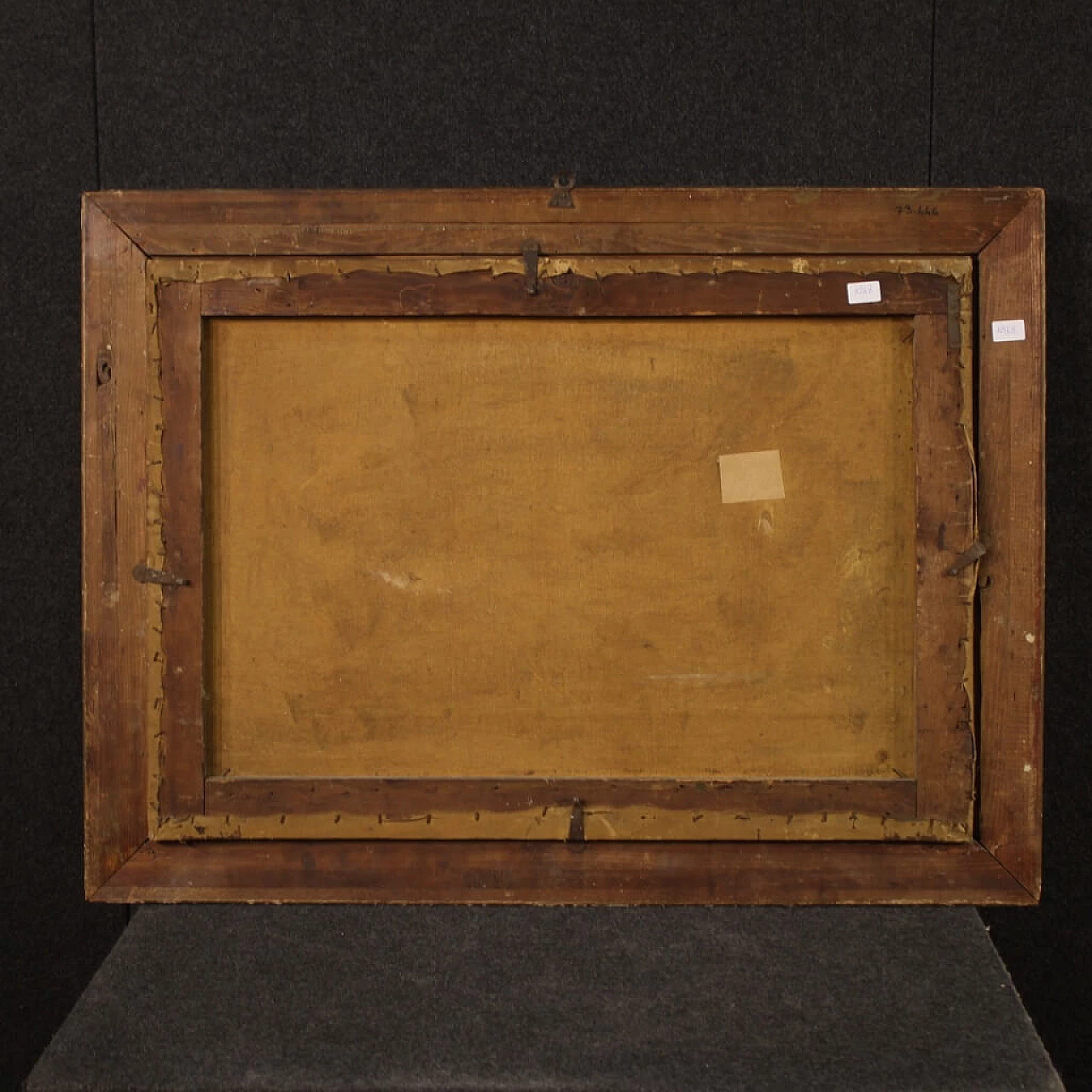 Olio su tela di natura morta con frutta firmata, inizio '900 10