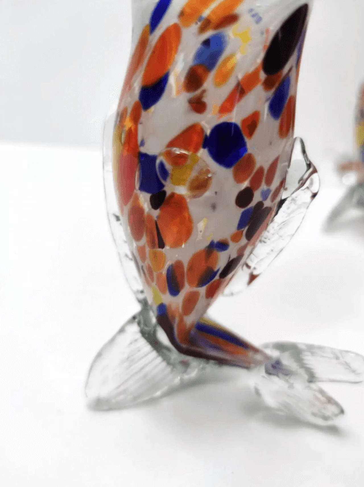 6 Bicchieri in vetro di Murano multicolore attribuibili ai Fratelli Toso, anni '50 10