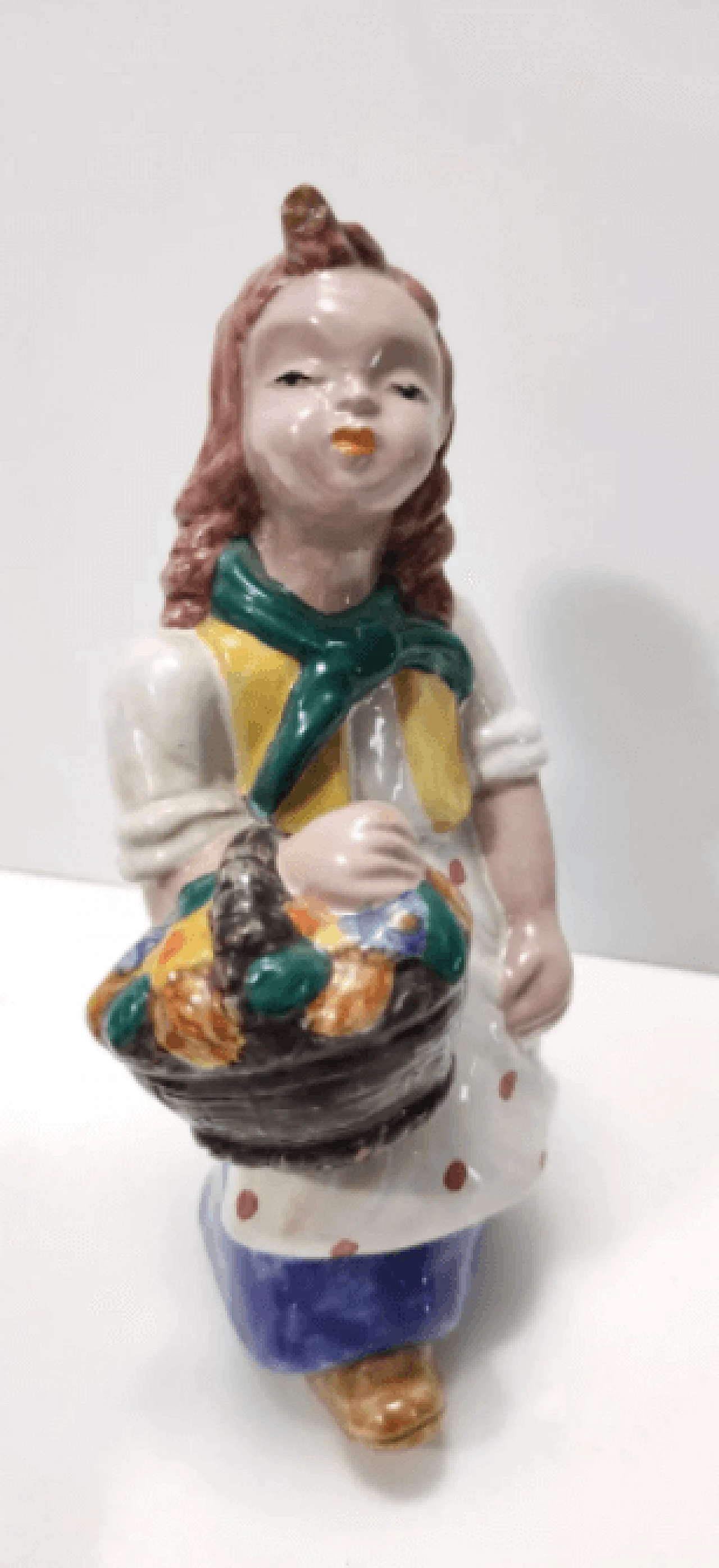 Figure in ceramica smaltata dell'ungherese Maria Rahmer, anni '30 6
