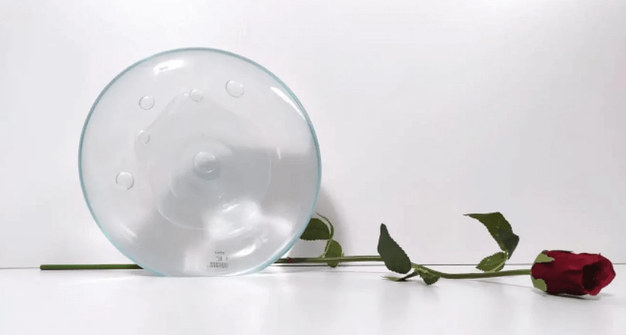 Murano glass round decorative piece by Renato Anatrà, 1980s 2