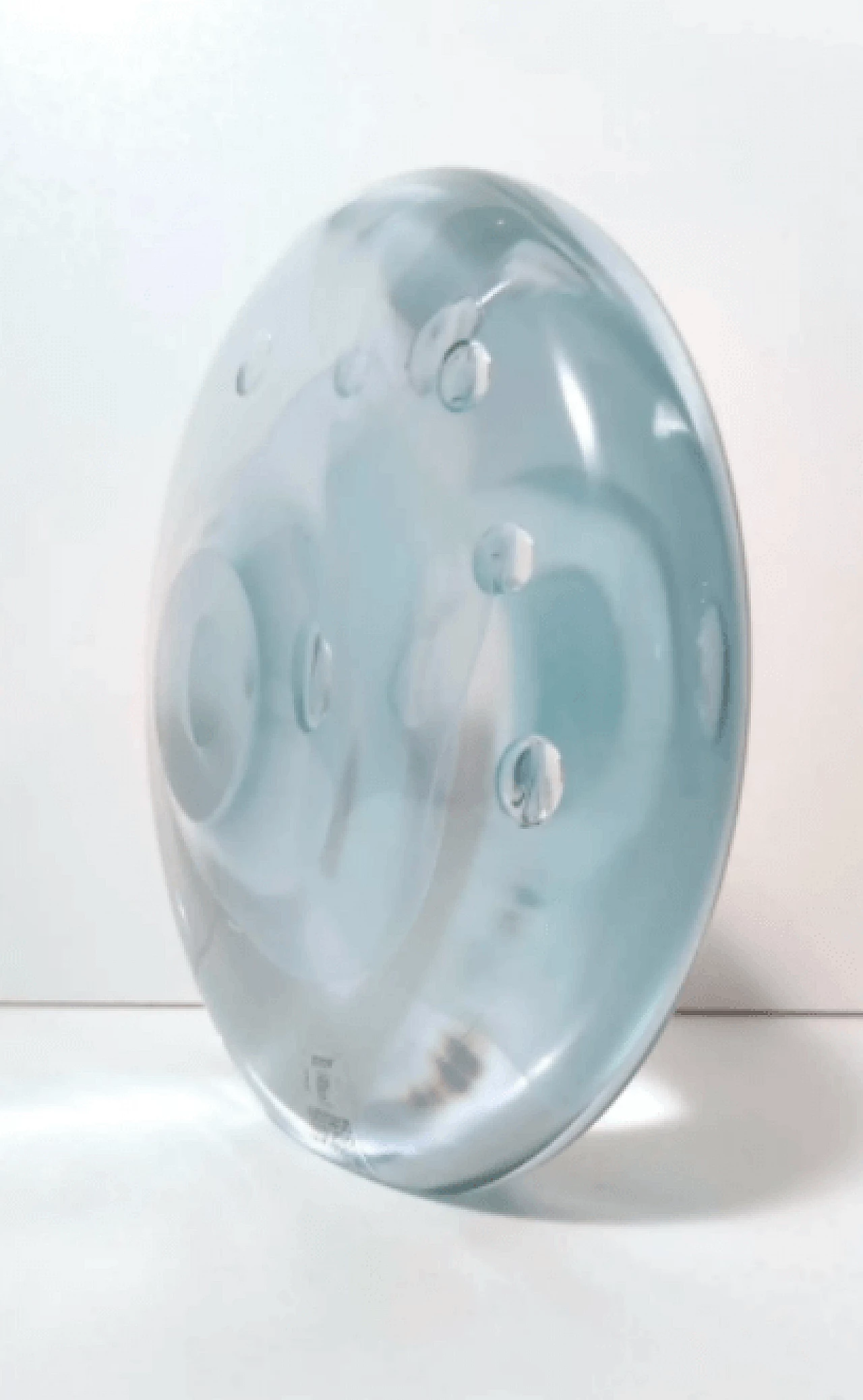 Murano glass round decorative piece by Renato Anatrà, 1980s 4