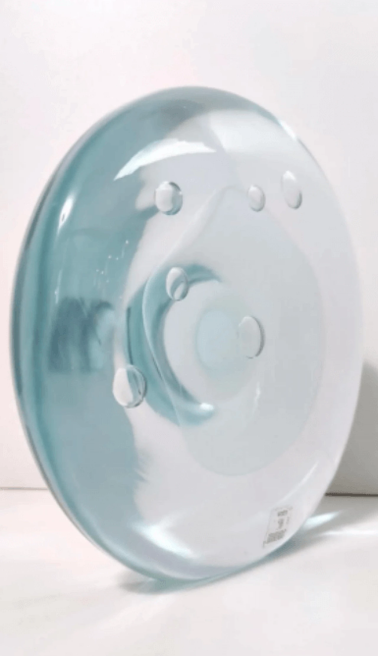 Murano glass round decorative piece by Renato Anatrà, 1980s 5