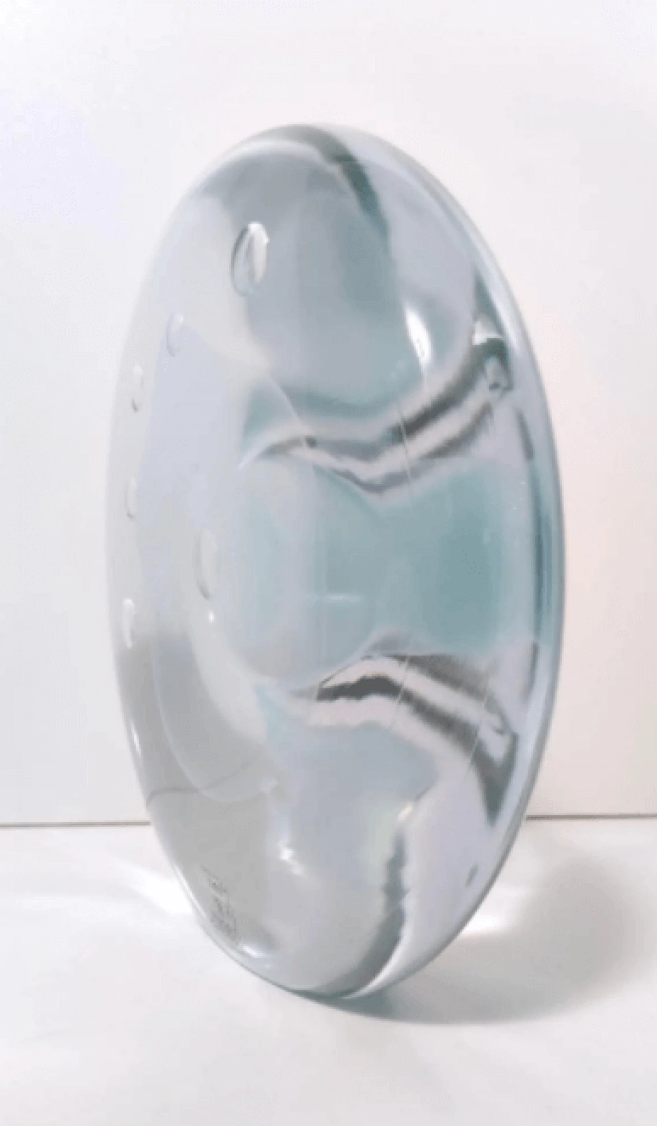 Murano glass round decorative piece by Renato Anatrà, 1980s 7