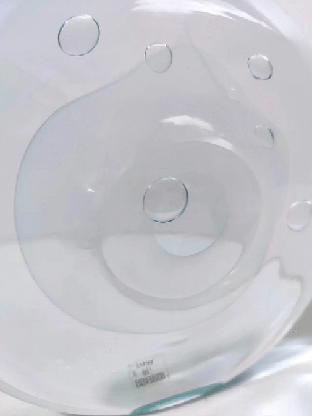 Murano glass round decorative piece by Renato Anatrà, 1980s 12