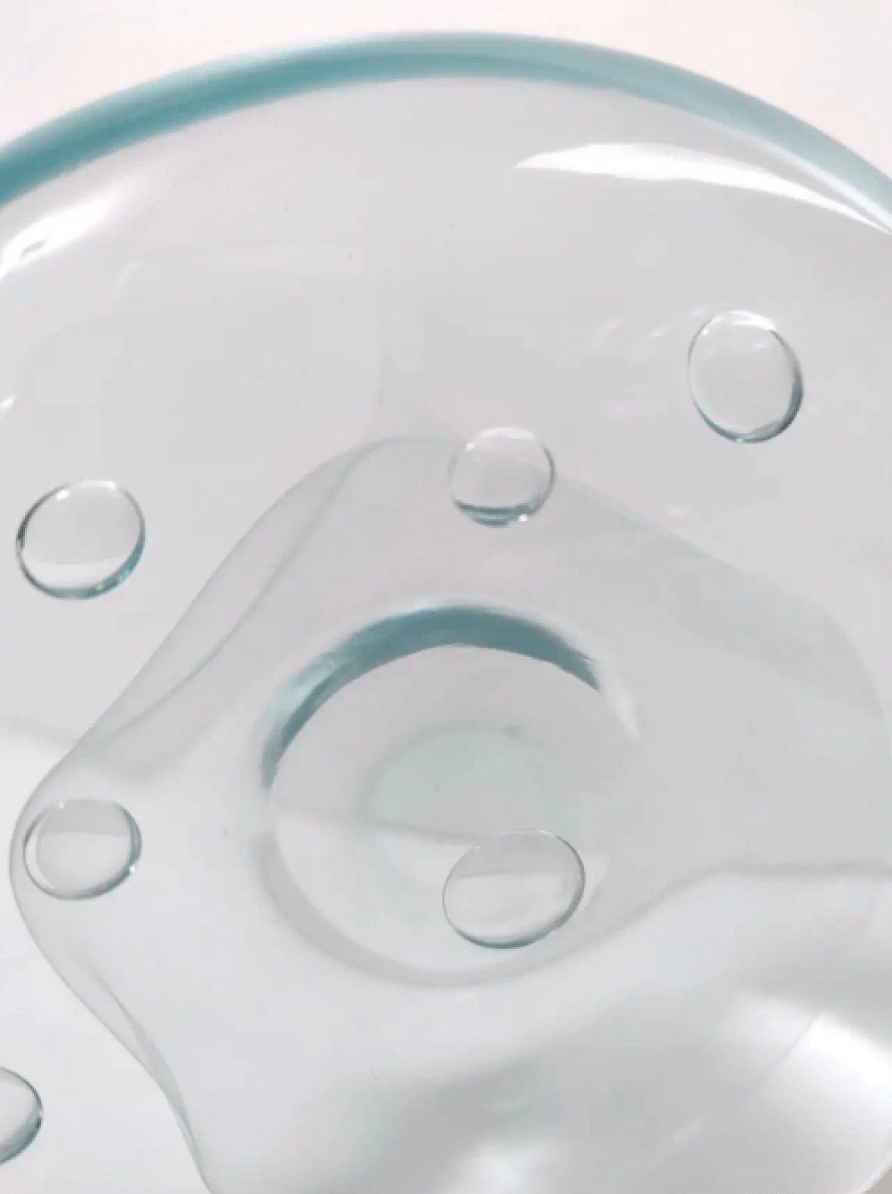 Murano glass round decorative piece by Renato Anatrà, 1980s 15