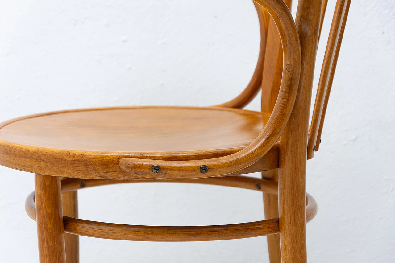 Office chair in wood with Thonet signature, 1930s 6