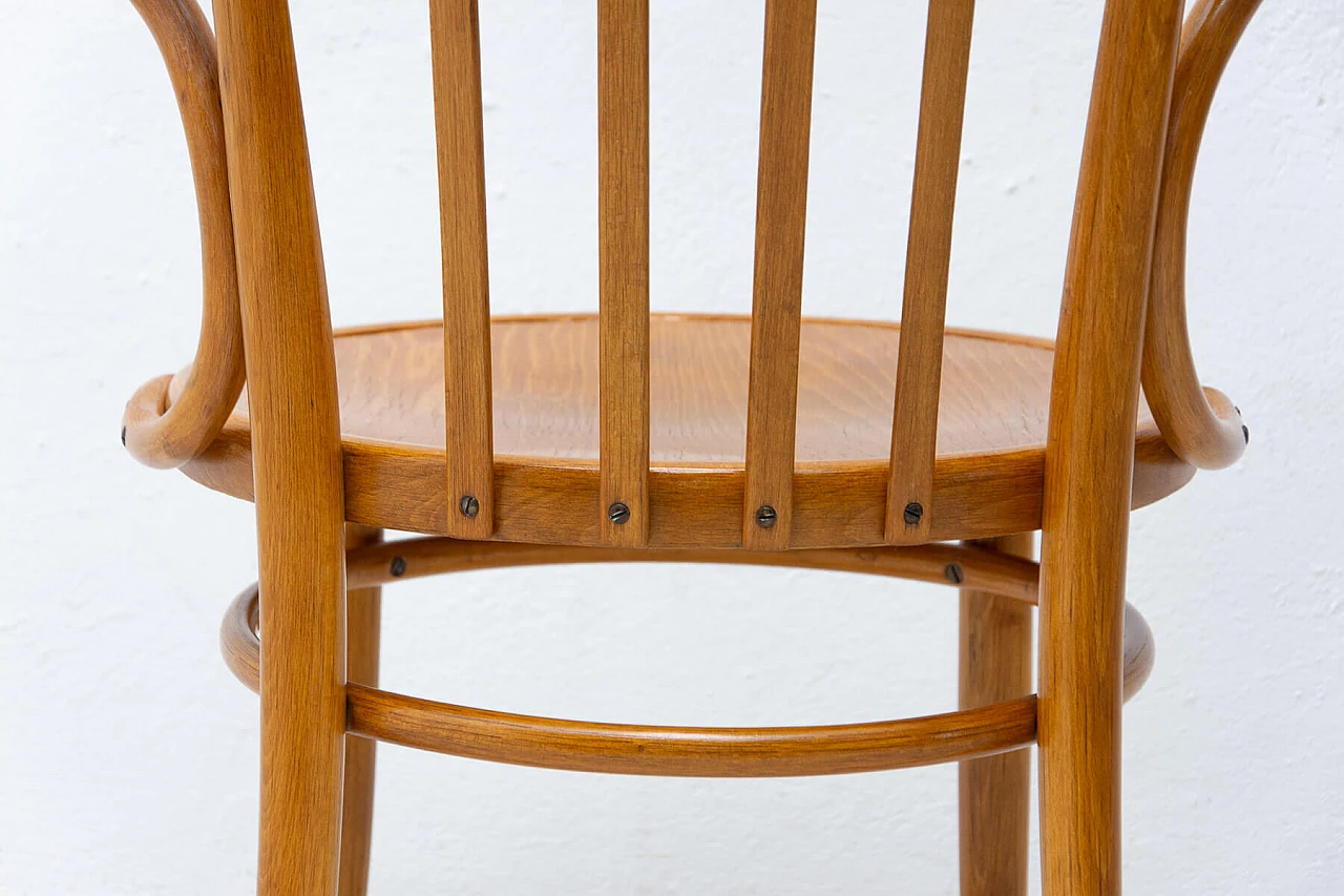 Office chair in wood with Thonet signature, 1930s 9