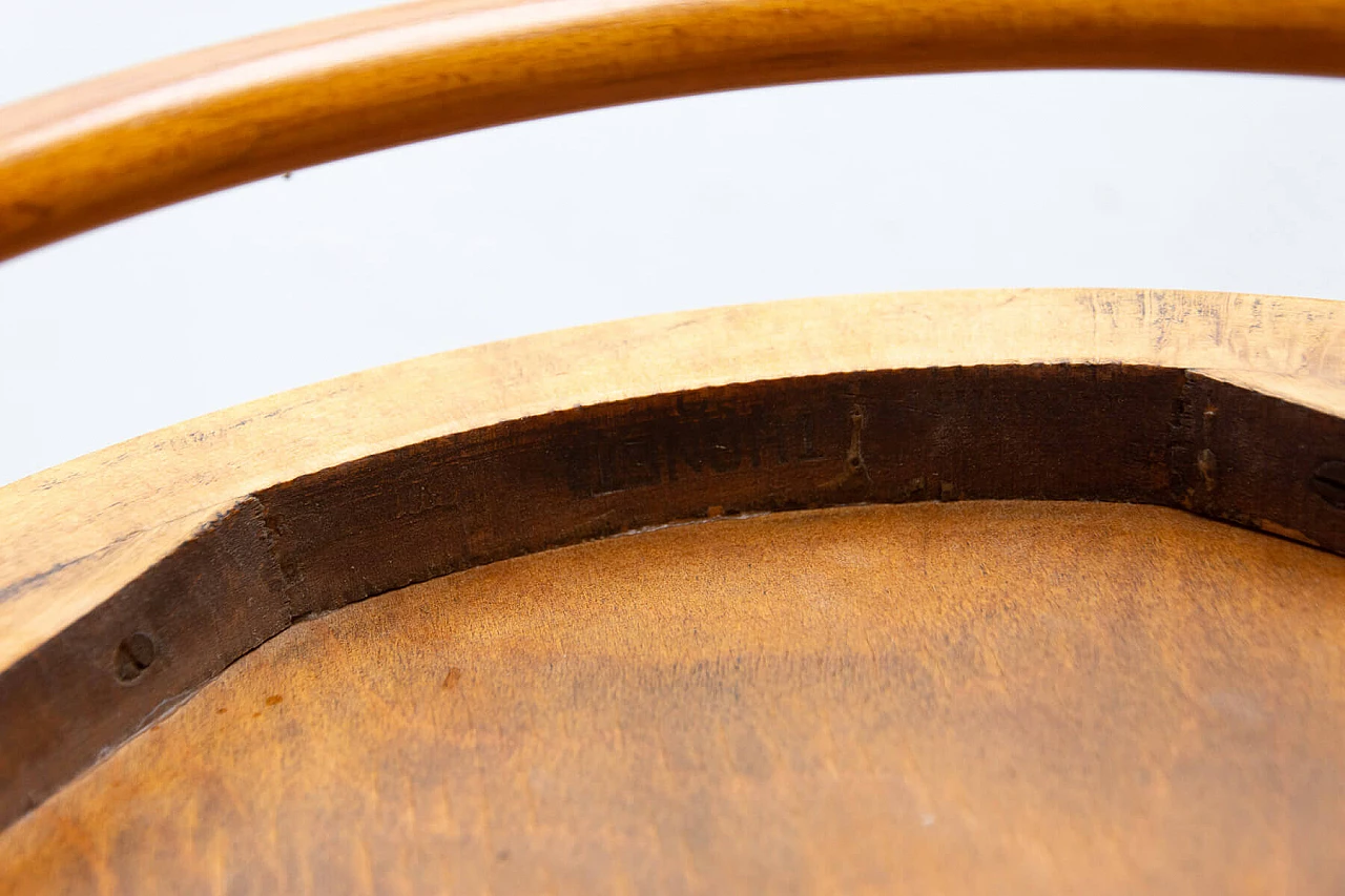 Office chair in wood with Thonet signature, 1930s 12