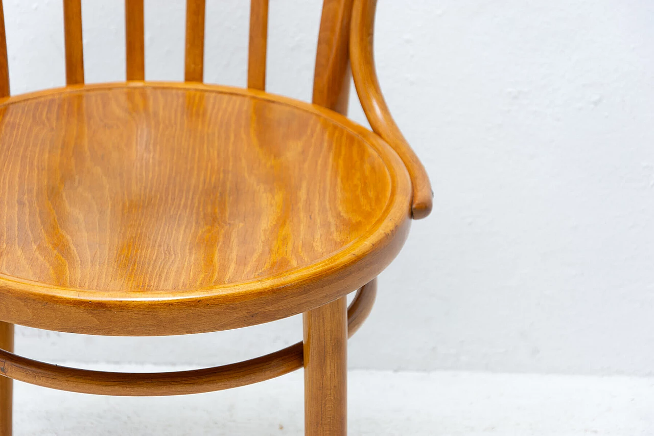 Office chair in wood with Thonet signature, 1930s 16