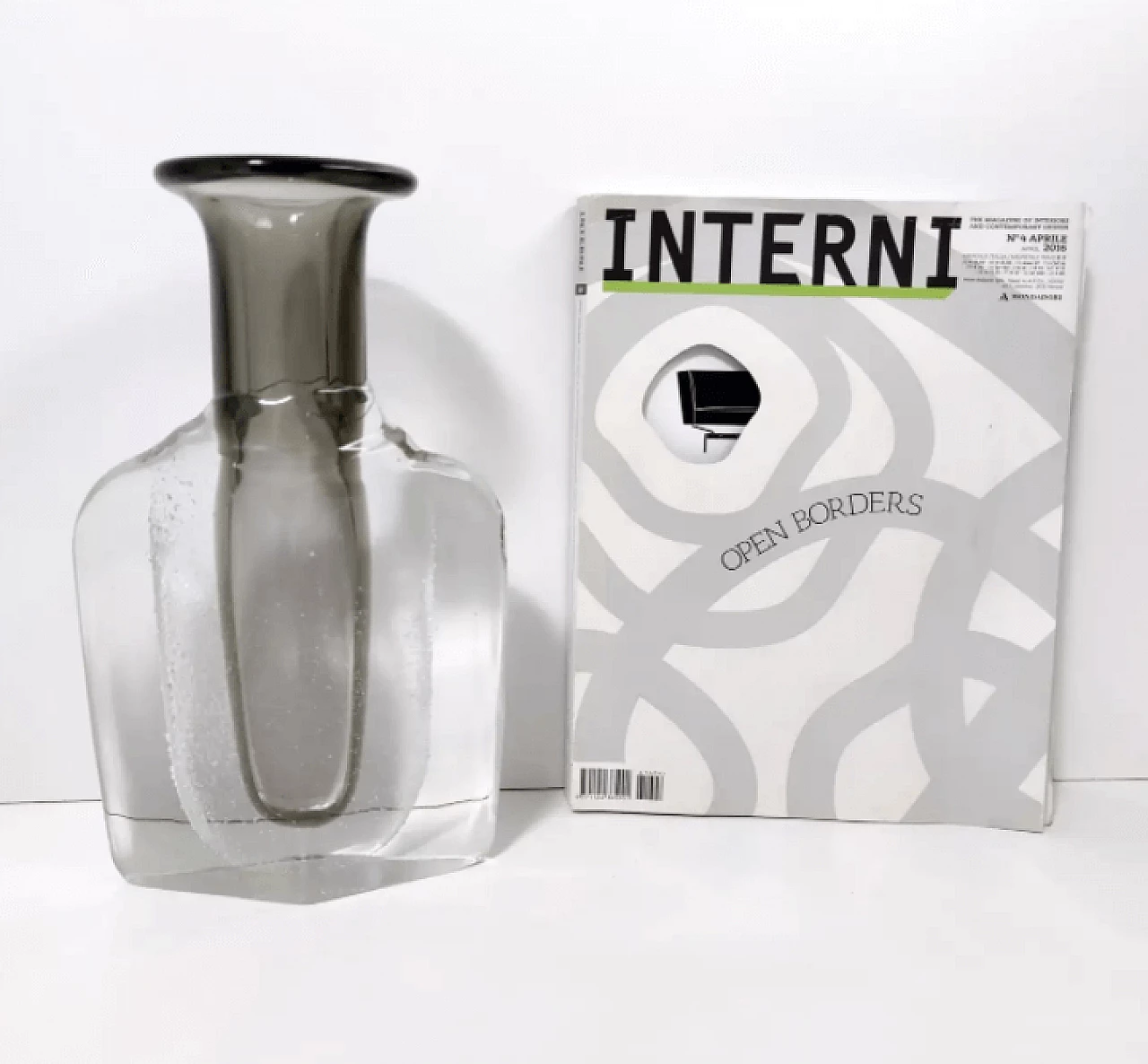 Submerged Murano glass vase by Hora P, 1980s 3