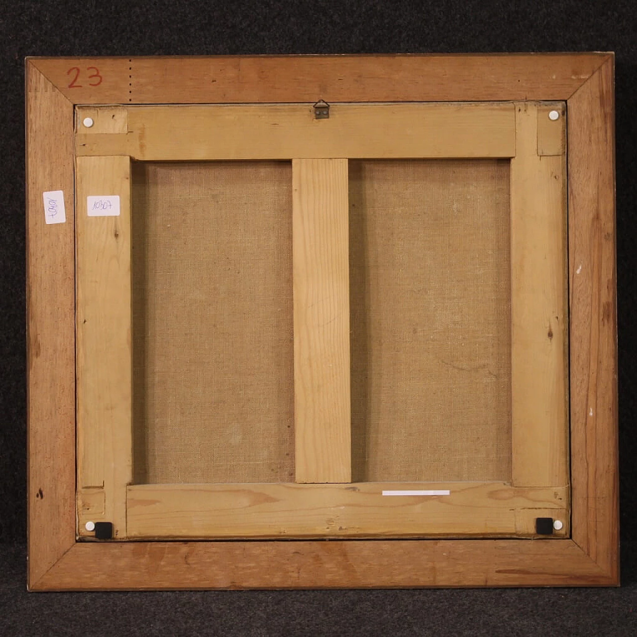 Antique oil painting of Sibyl, 19th century 10