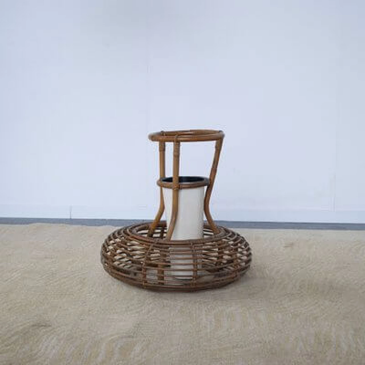 Bamboo pot holder, 1960s 2