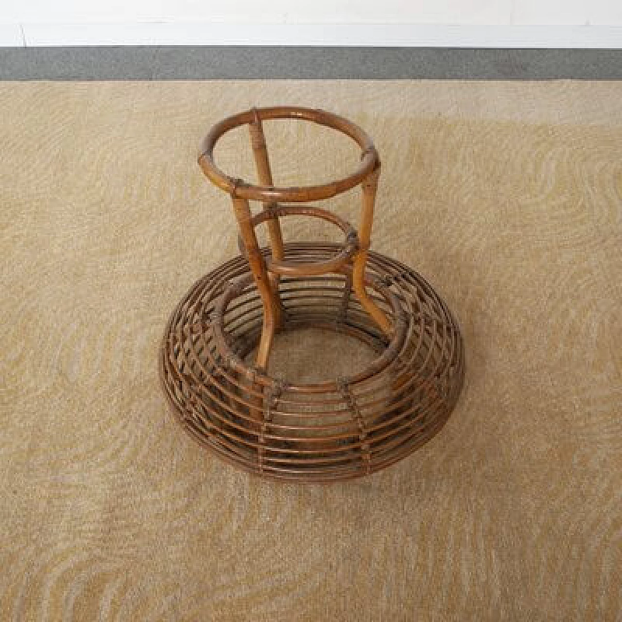 Bamboo pot holder, 1960s 5