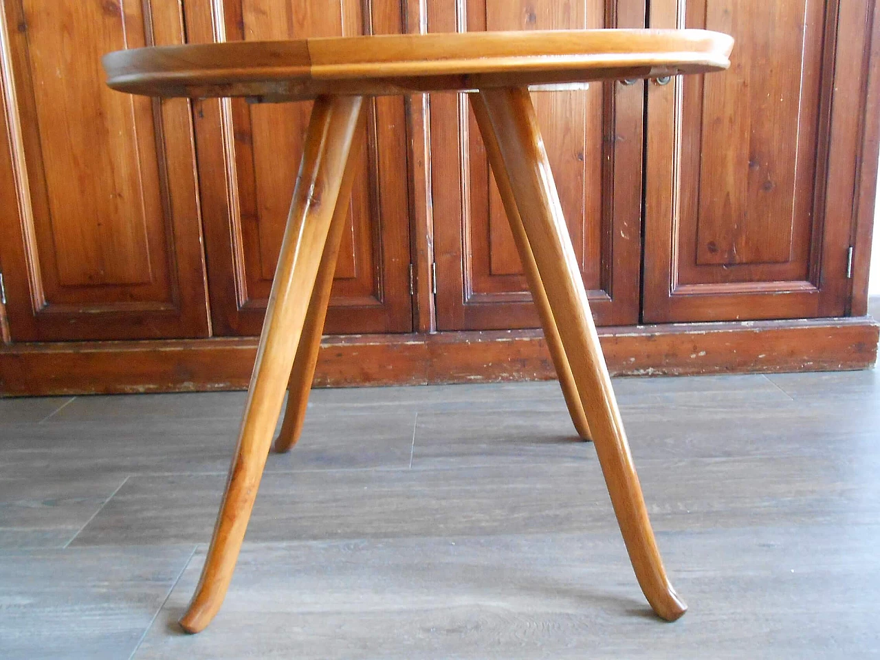 Tavolino in stile Art Déco in faggio e radica, anni '30 4