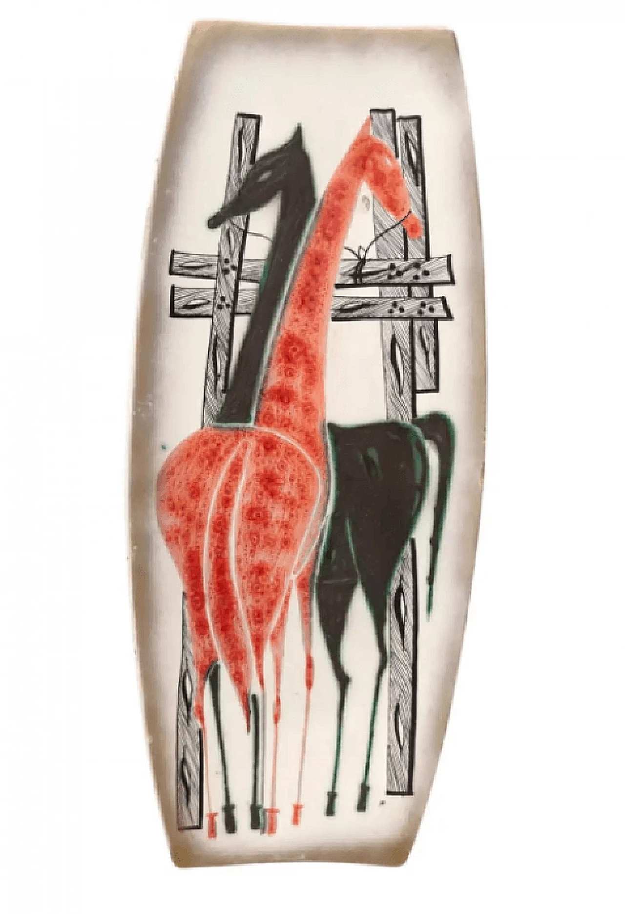 Centrotavola in ceramica di Petucco e Tolio, anni '60 1