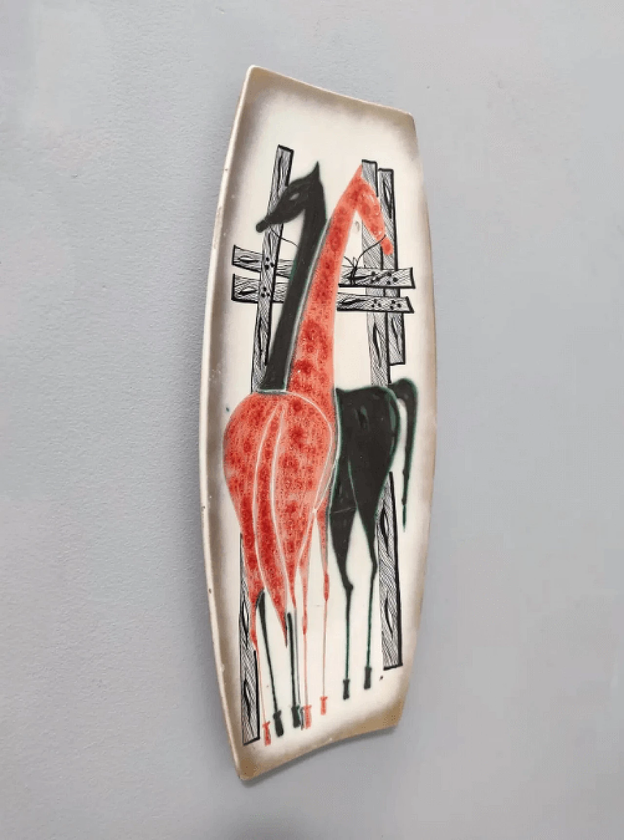 Centrotavola in ceramica di Petucco e Tolio, anni '60 3