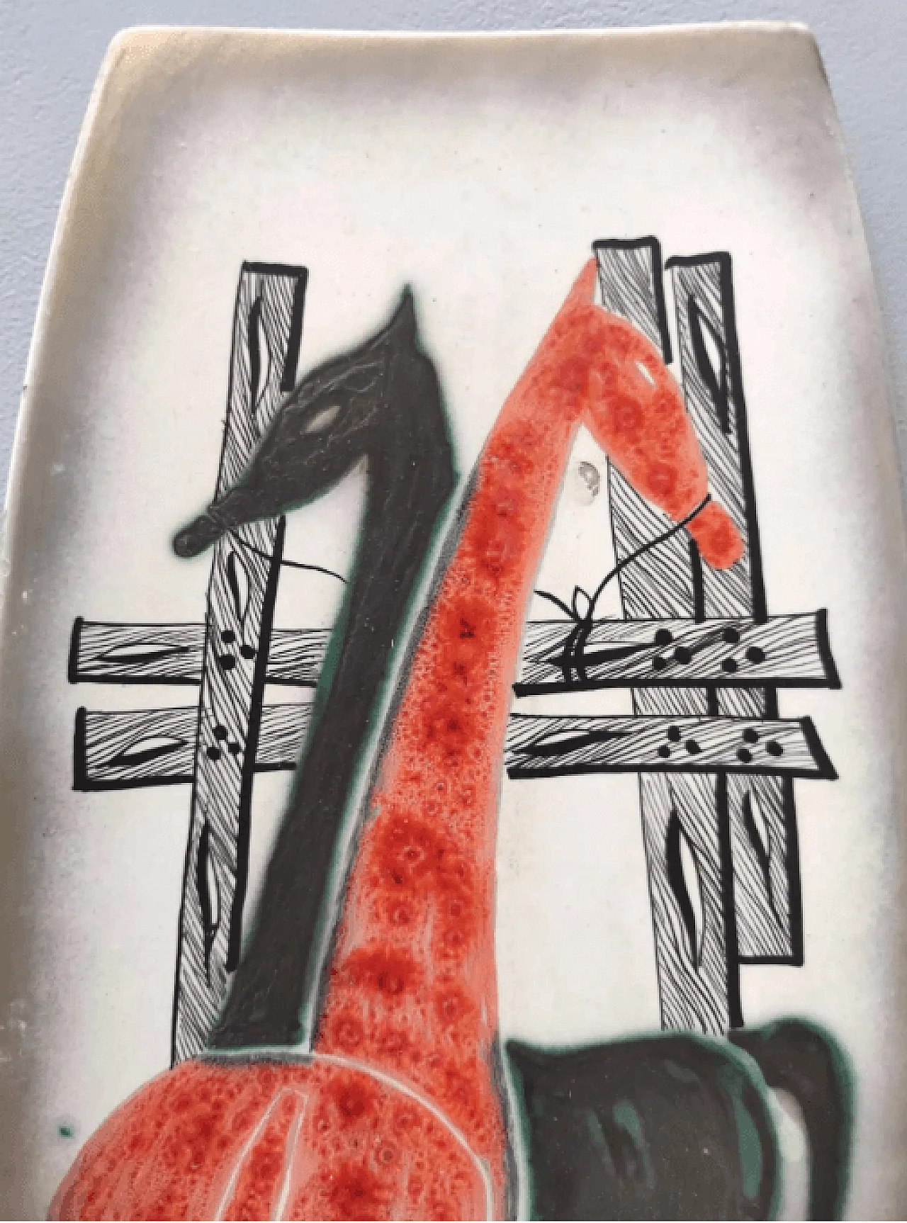 Centrotavola in ceramica di Petucco e Tolio, anni '60 8