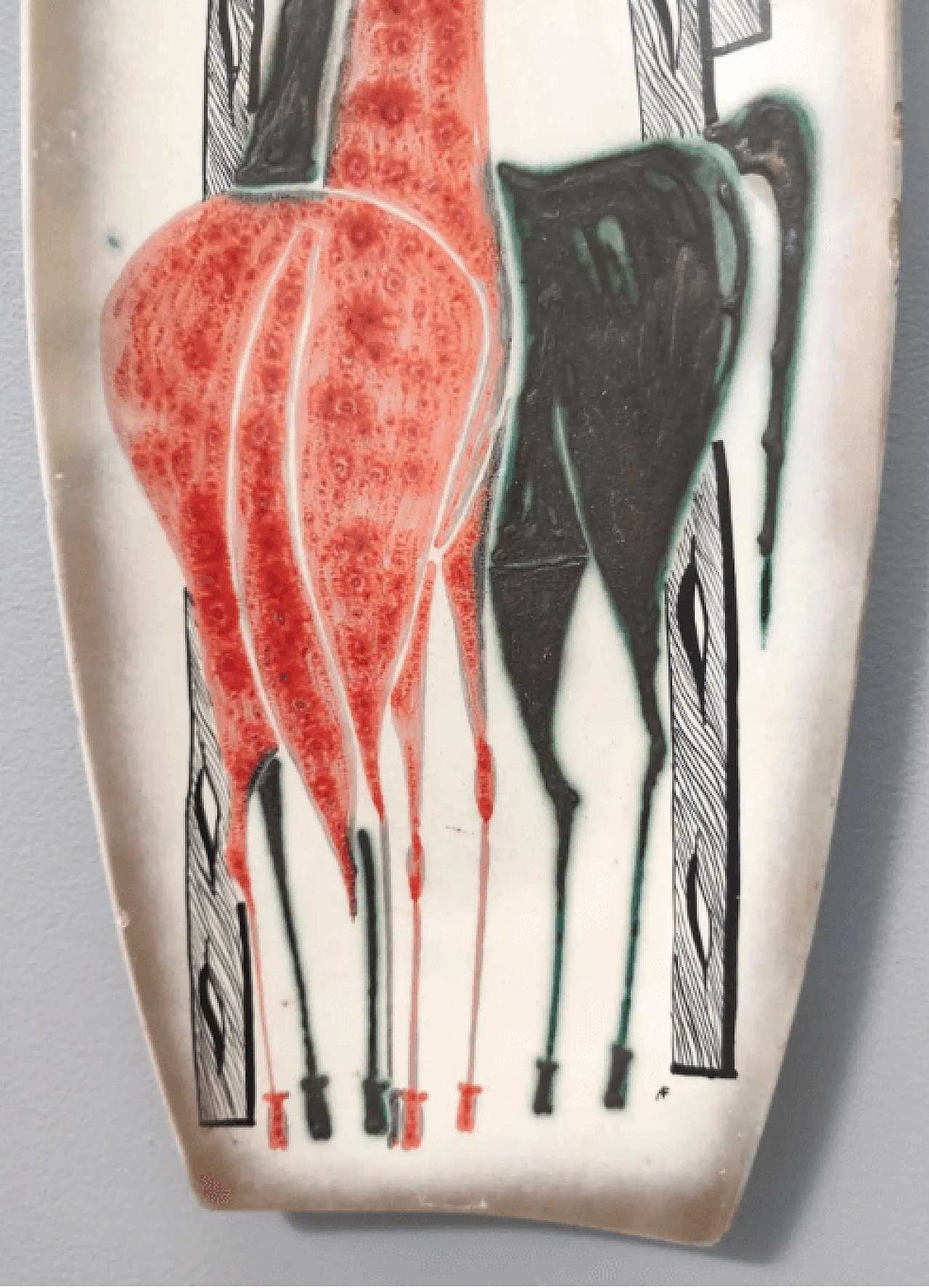 Centrotavola in ceramica di Petucco e Tolio, anni '60 9