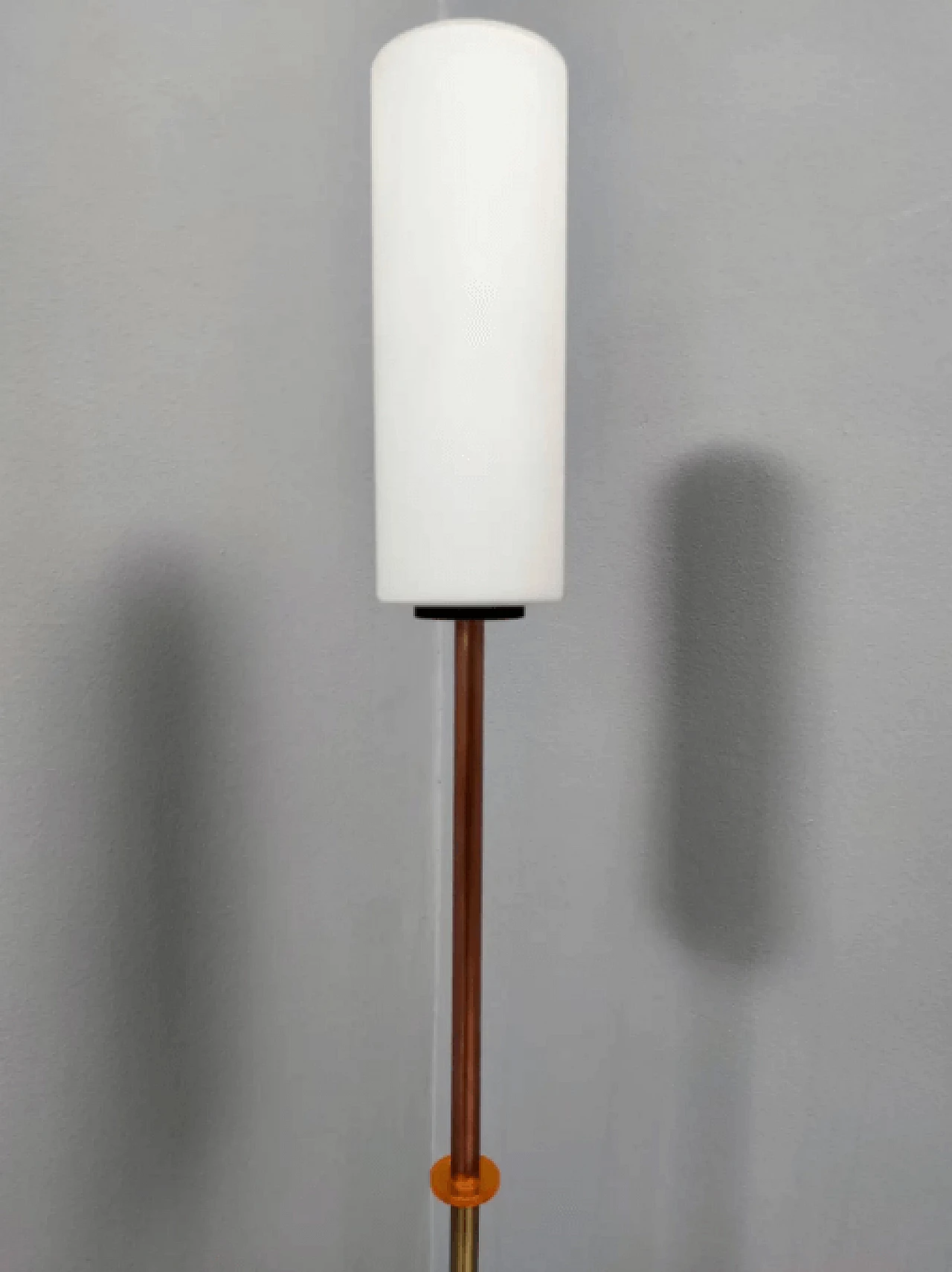 Floor lamp in glass, brass, aluminum, copper and iron by Carmelo La Gaipa, 2021 5