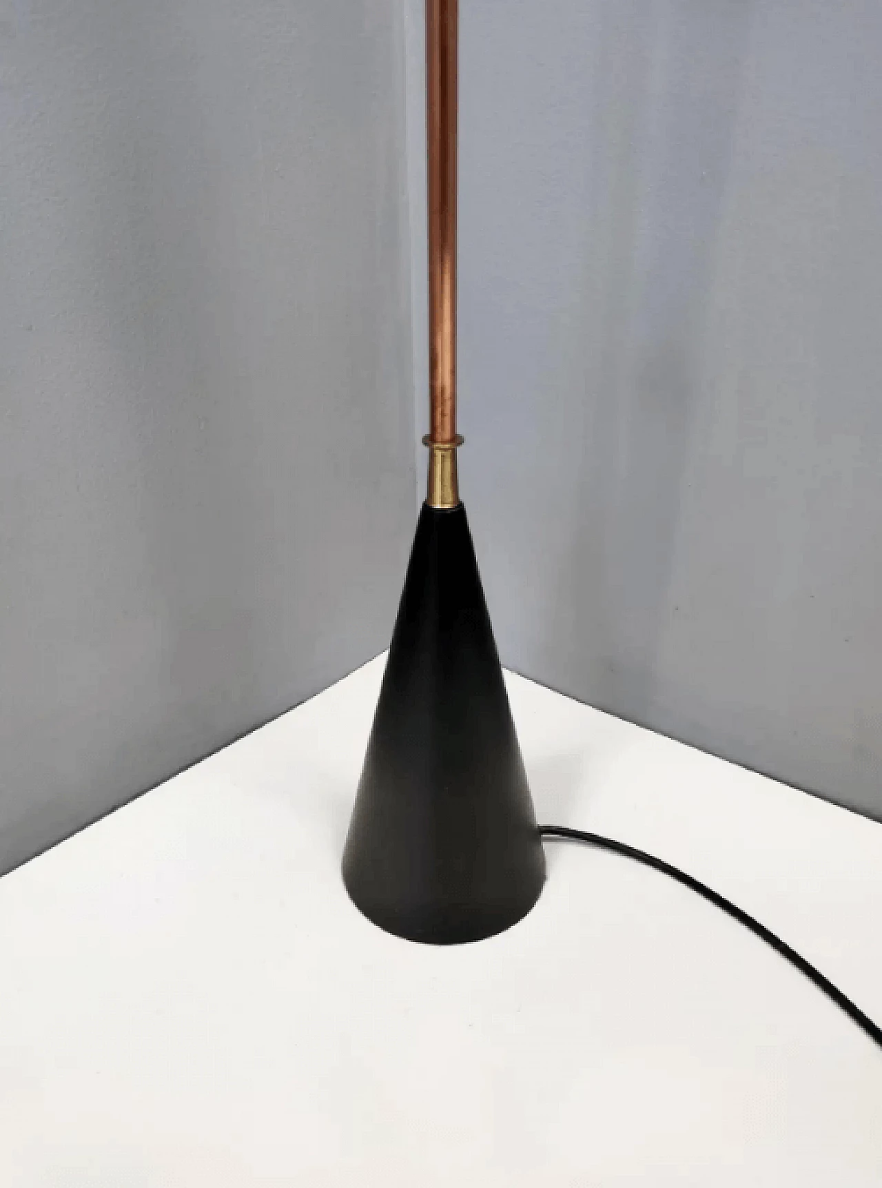 Floor lamp in glass, brass, aluminum, copper and iron by Carmelo La Gaipa, 2021 9
