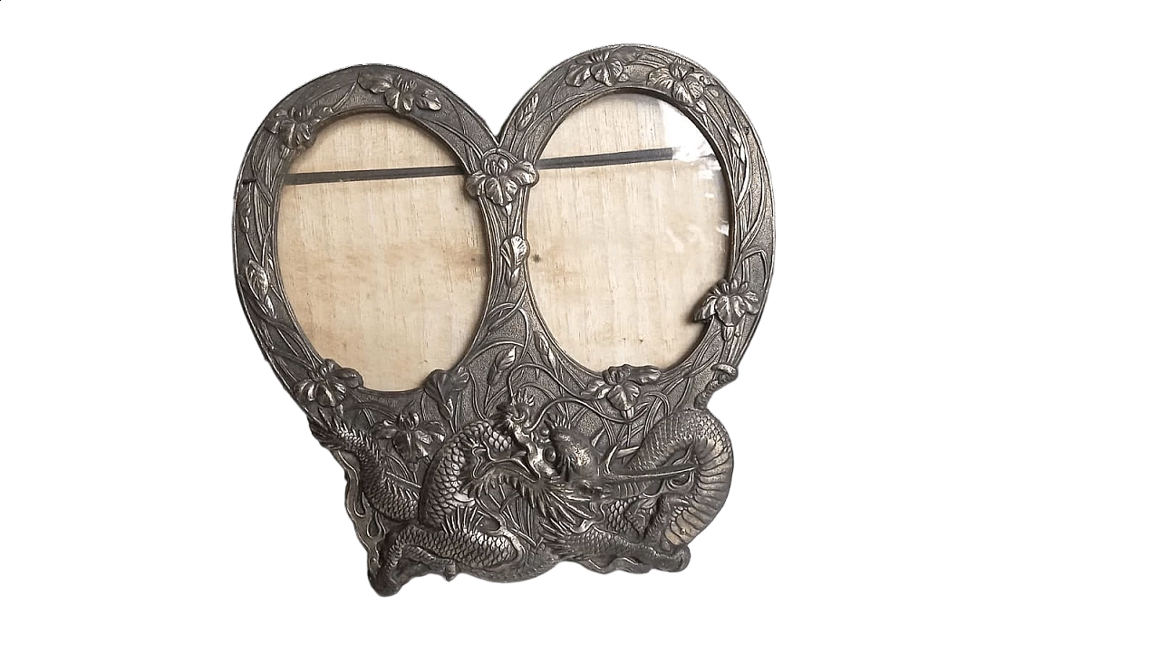 Metal and glass photo frame, 1920s 4