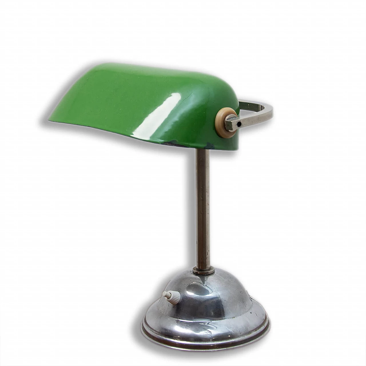 Adjustable Art Deco style banker's lamp, 1930s 1