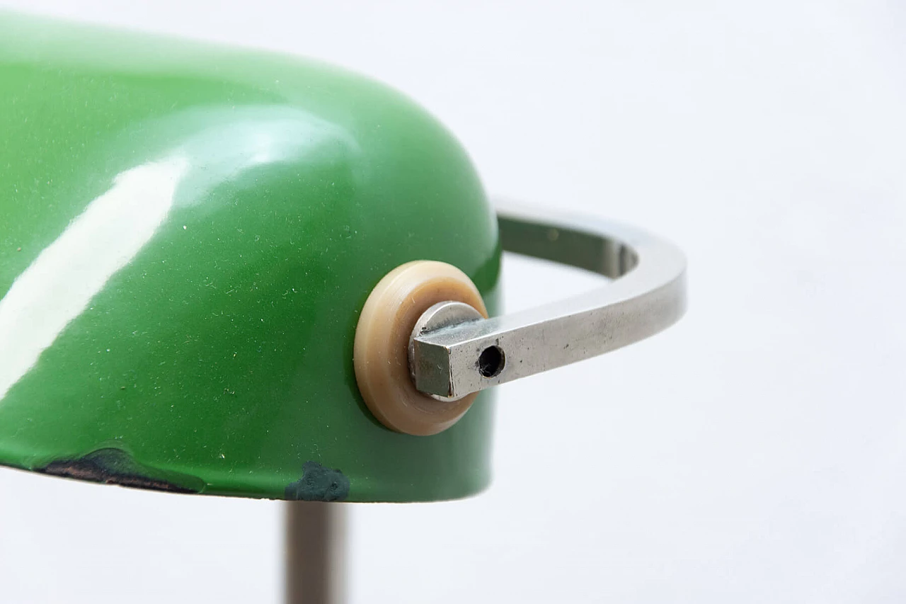 Adjustable Art Deco style banker's lamp, 1930s 7