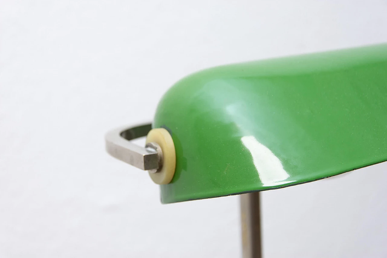 Adjustable Art Deco style banker's lamp, 1930s 9