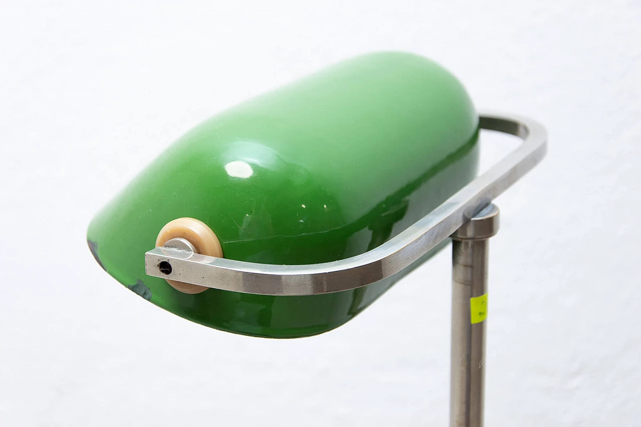 Adjustable Art Deco style banker's lamp, 1930s 10