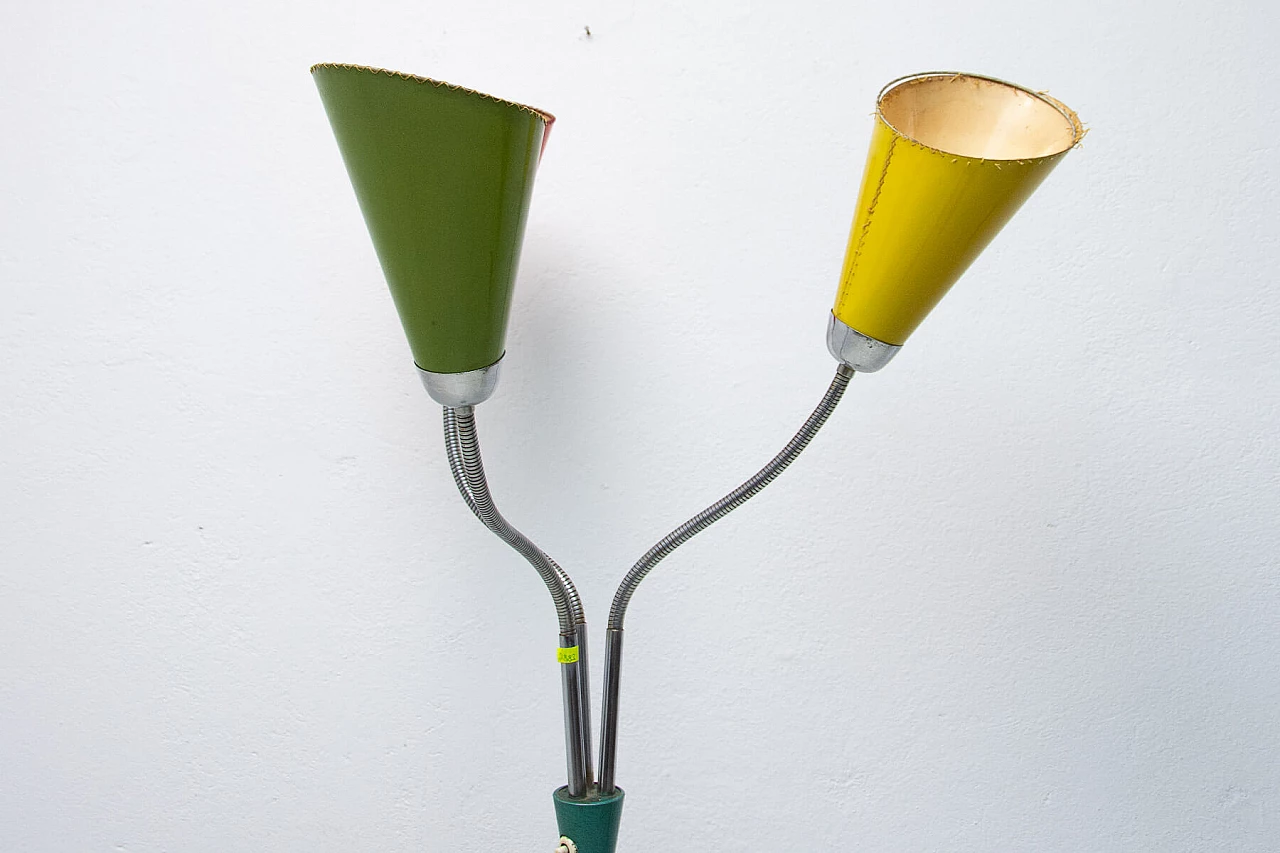 Lampada da terra a collo d'oca del periodo di Bruxelles, anni '60 3