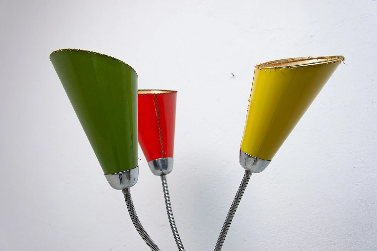 Lampada da terra a collo d'oca del periodo di Bruxelles, anni '60 10