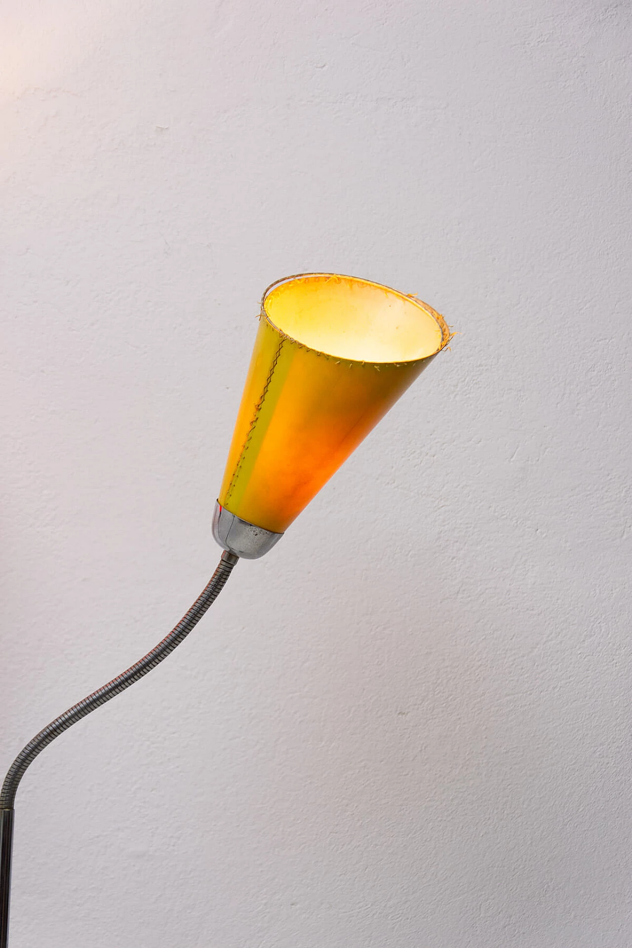 Lampada da terra a collo d'oca del periodo di Bruxelles, anni '60 12