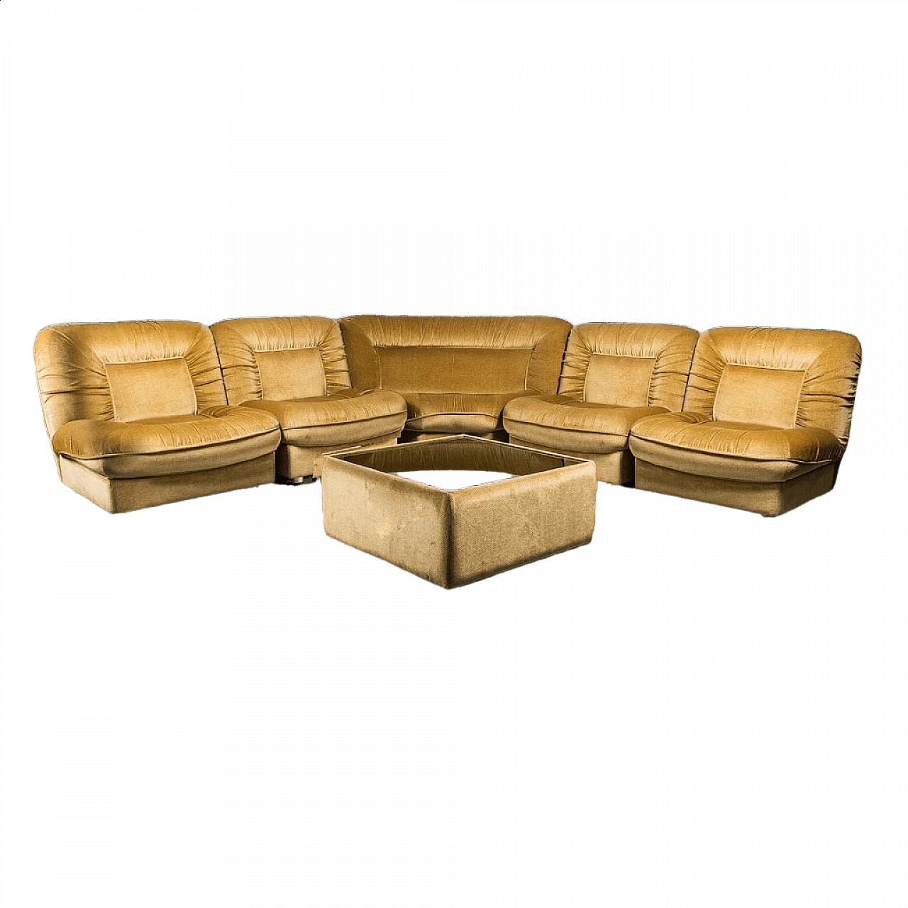 Modular sofa with coffee tables, 1970s 13