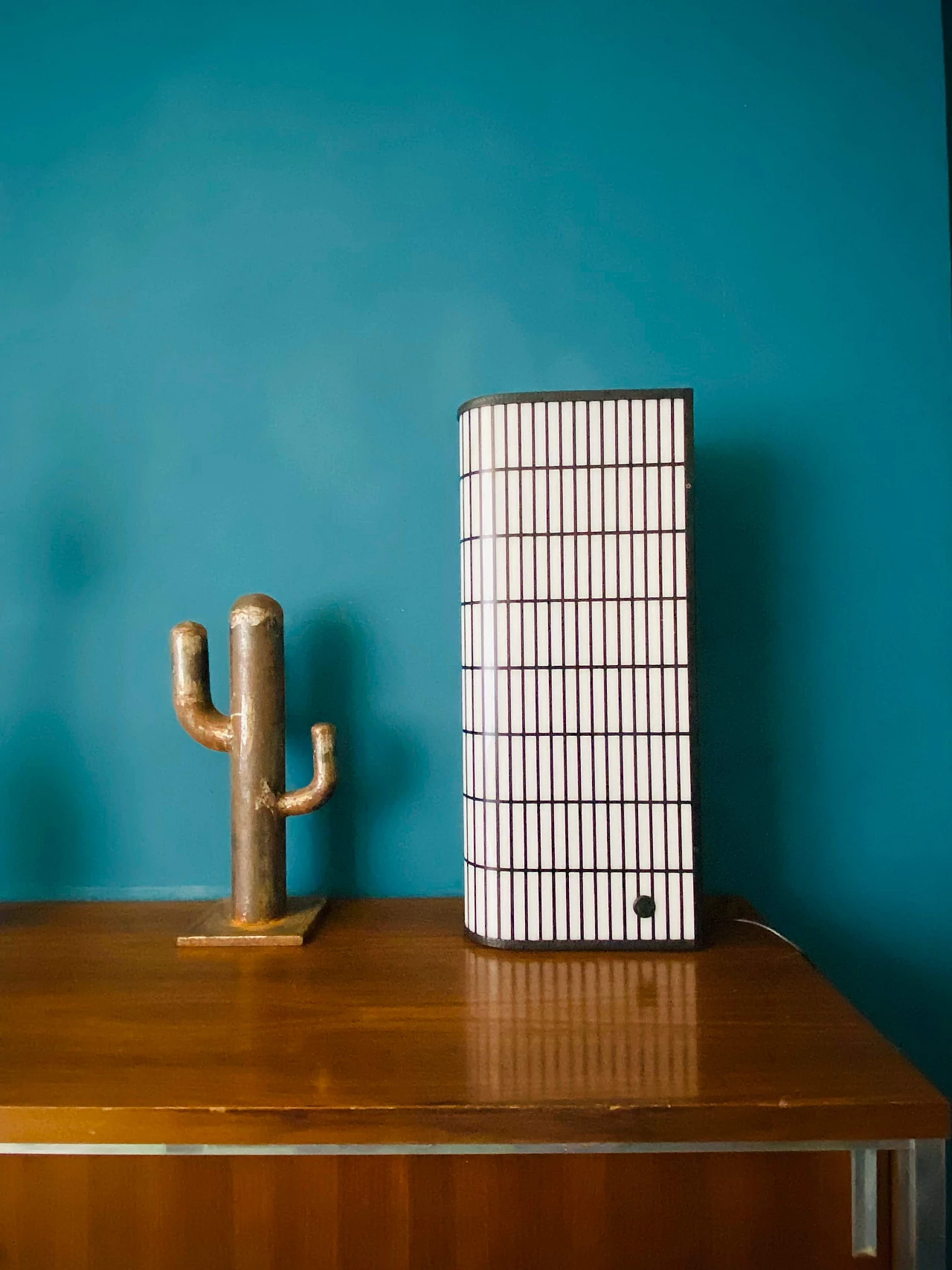 Postmodern reticulated lamp in the manner of J.Hoffman, '80s 2