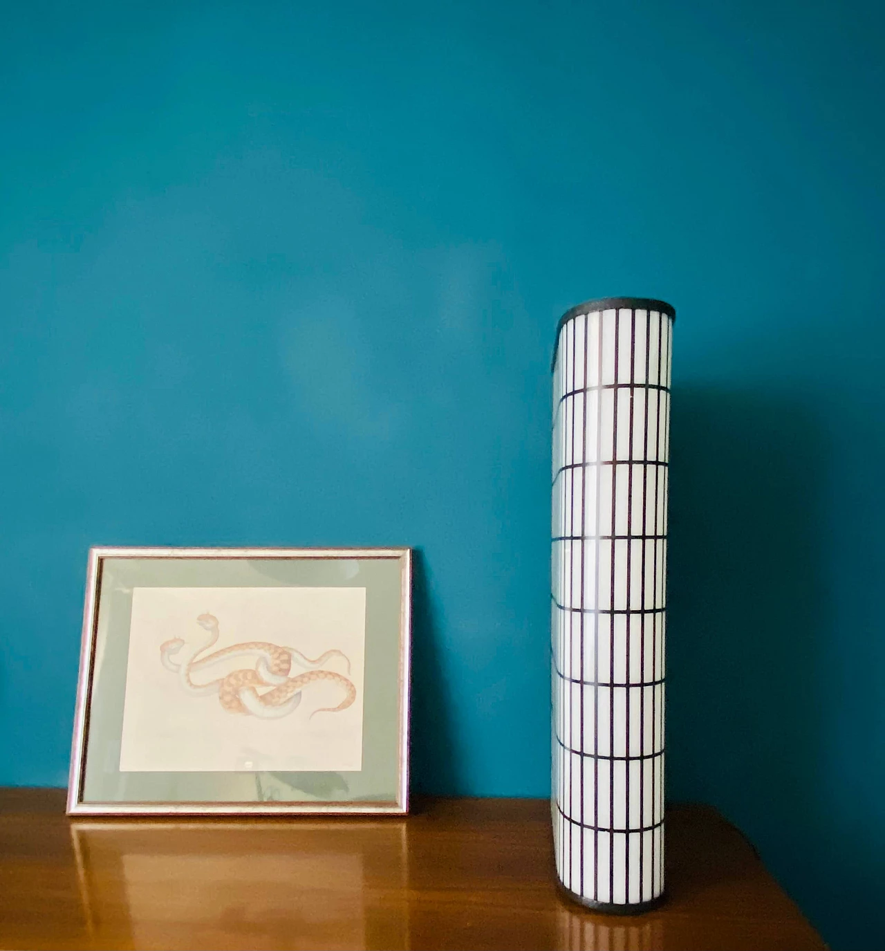 Postmodern reticulated lamp in the manner of J.Hoffman, '80s 3