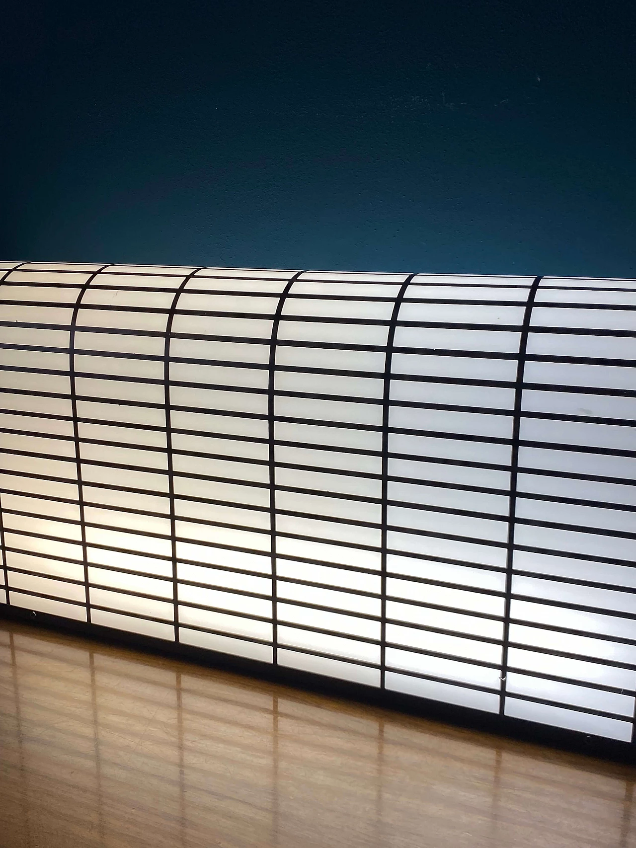 Postmodern reticulated lamp in the manner of J.Hoffman, '80s 7