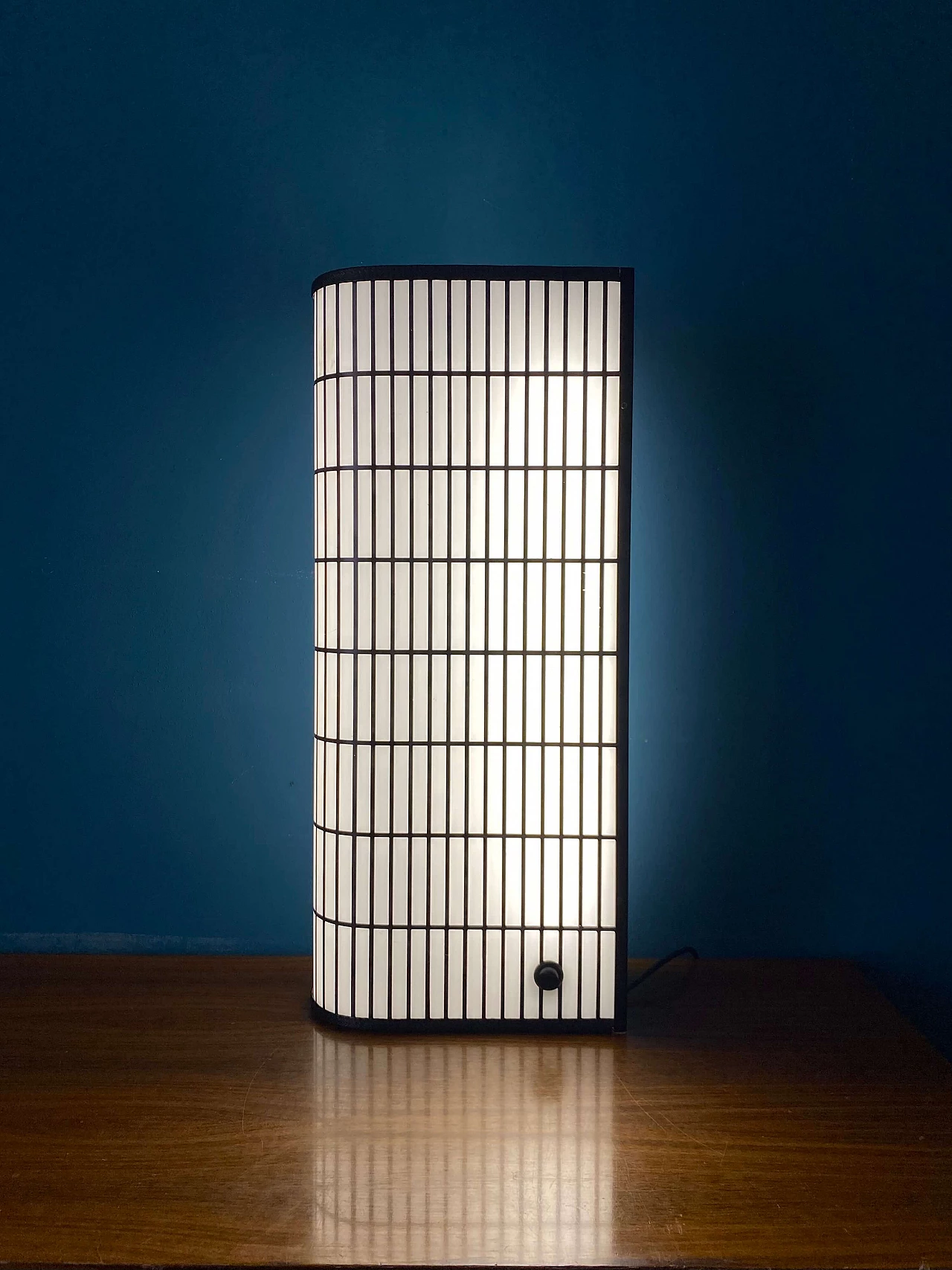 Postmodern reticulated lamp in the manner of J.Hoffman, '80s 8