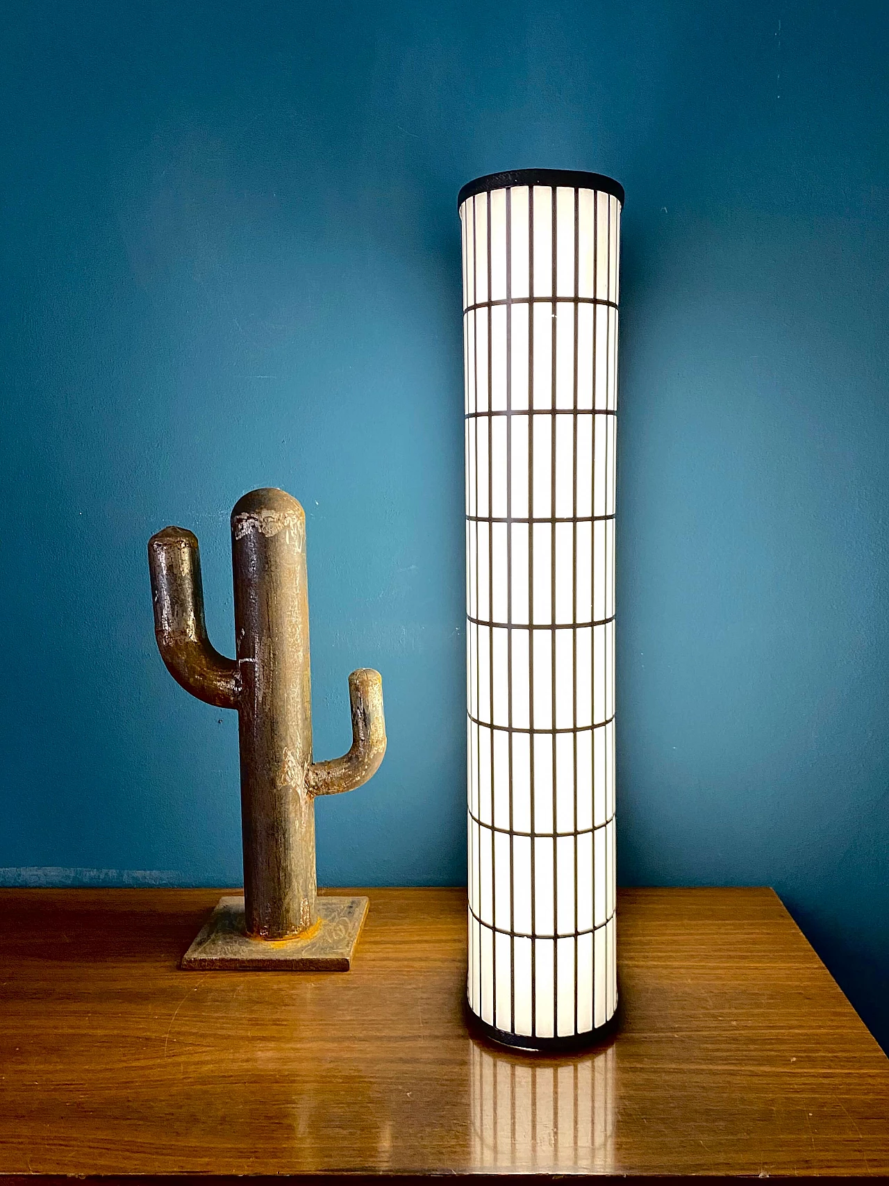 Postmodern reticulated lamp in the manner of J.Hoffman, '80s 10