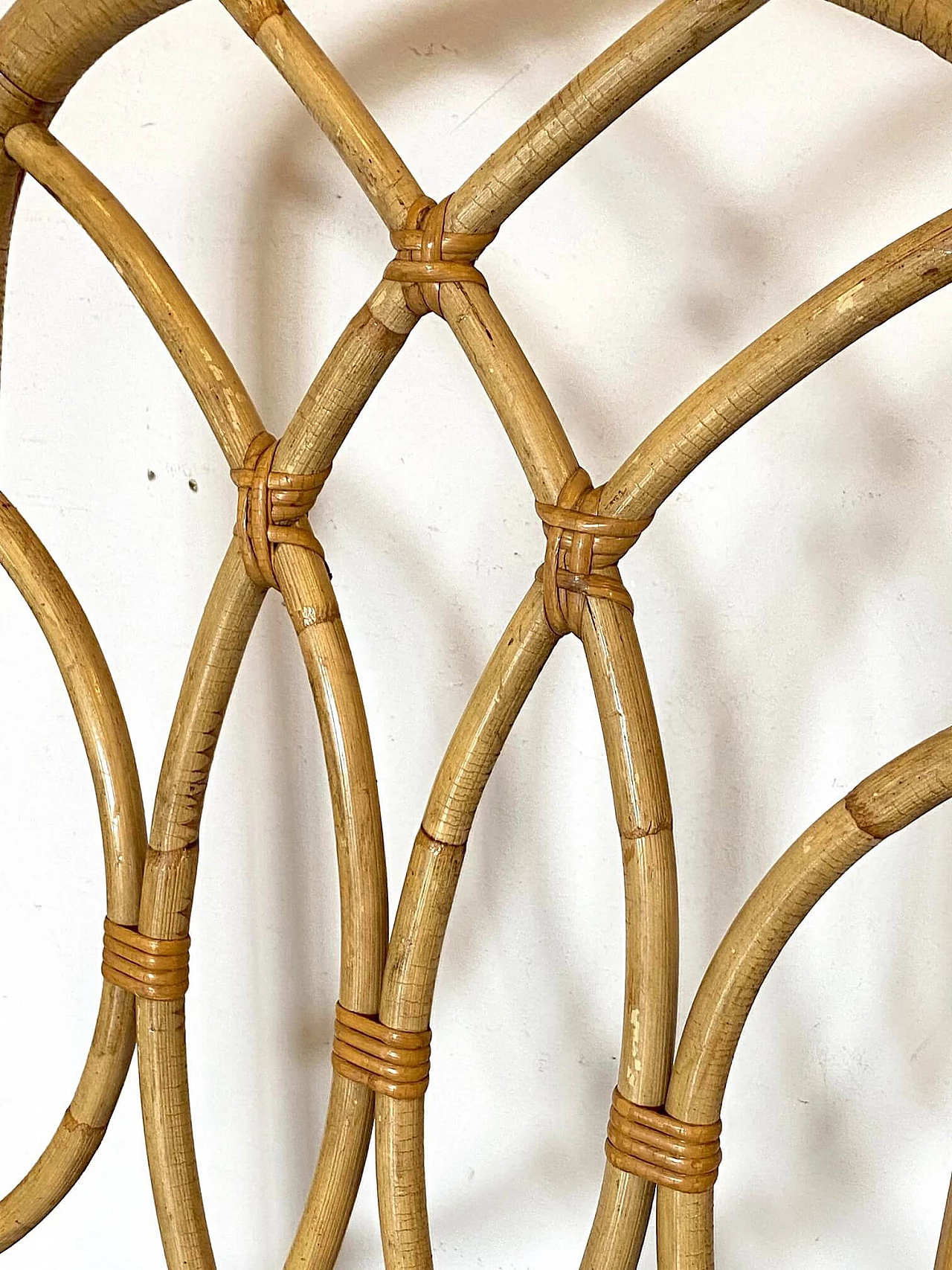 Sedia in vimini e bambù, anni '70 13