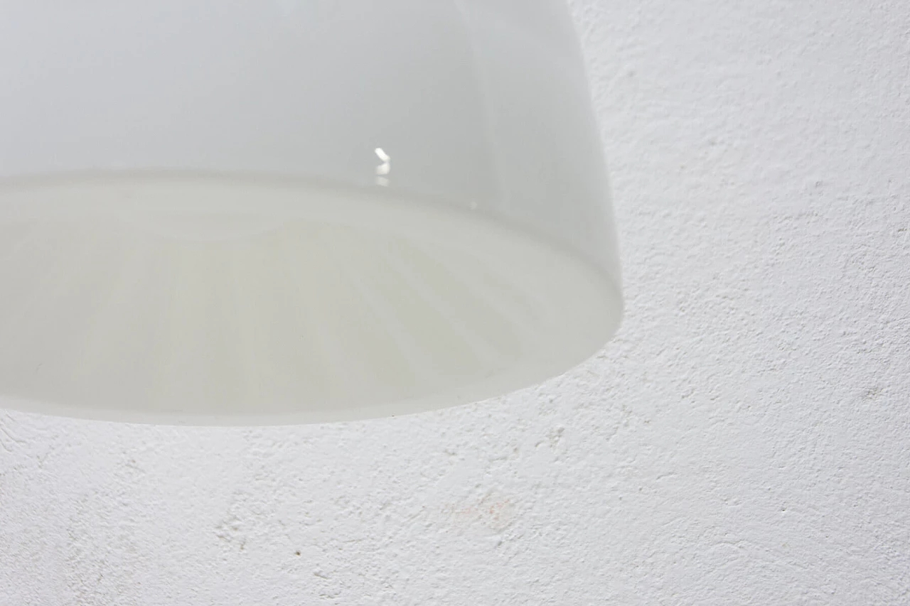 Lampadario in stile Bauhaus in vetro e ottone, anni '30 8