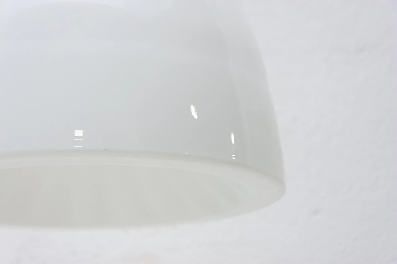 Lampadario in stile Bauhaus in vetro e ottone, anni '30 10