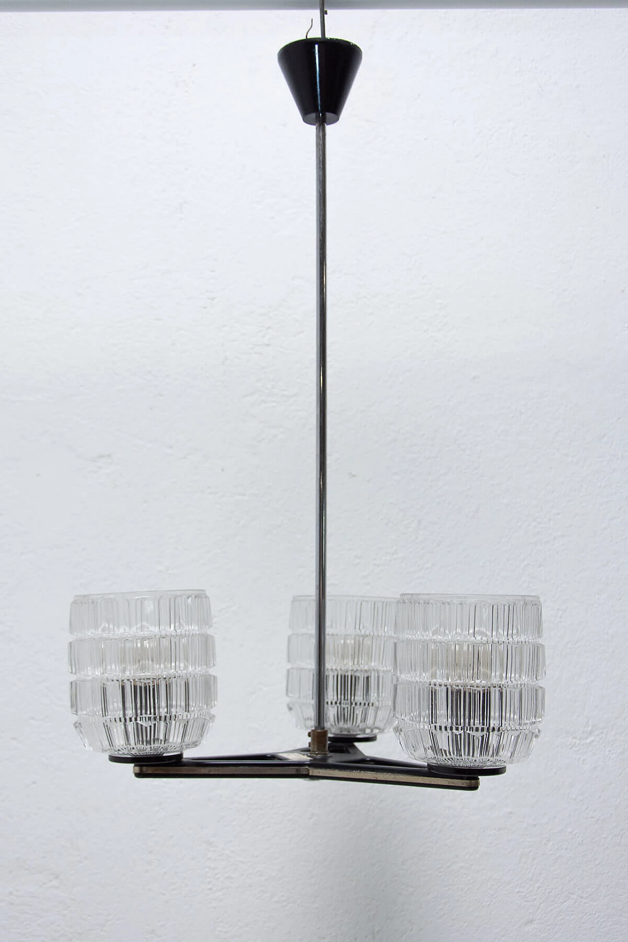 Brutalist chandelier produced by Lidokov, 1970s 16