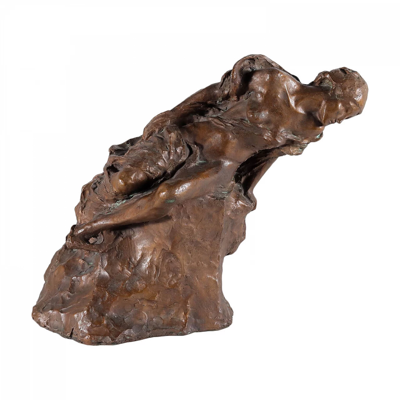 Scultura in bronzo di nudo femminile di Giuseppe Siccardi, del '900 1