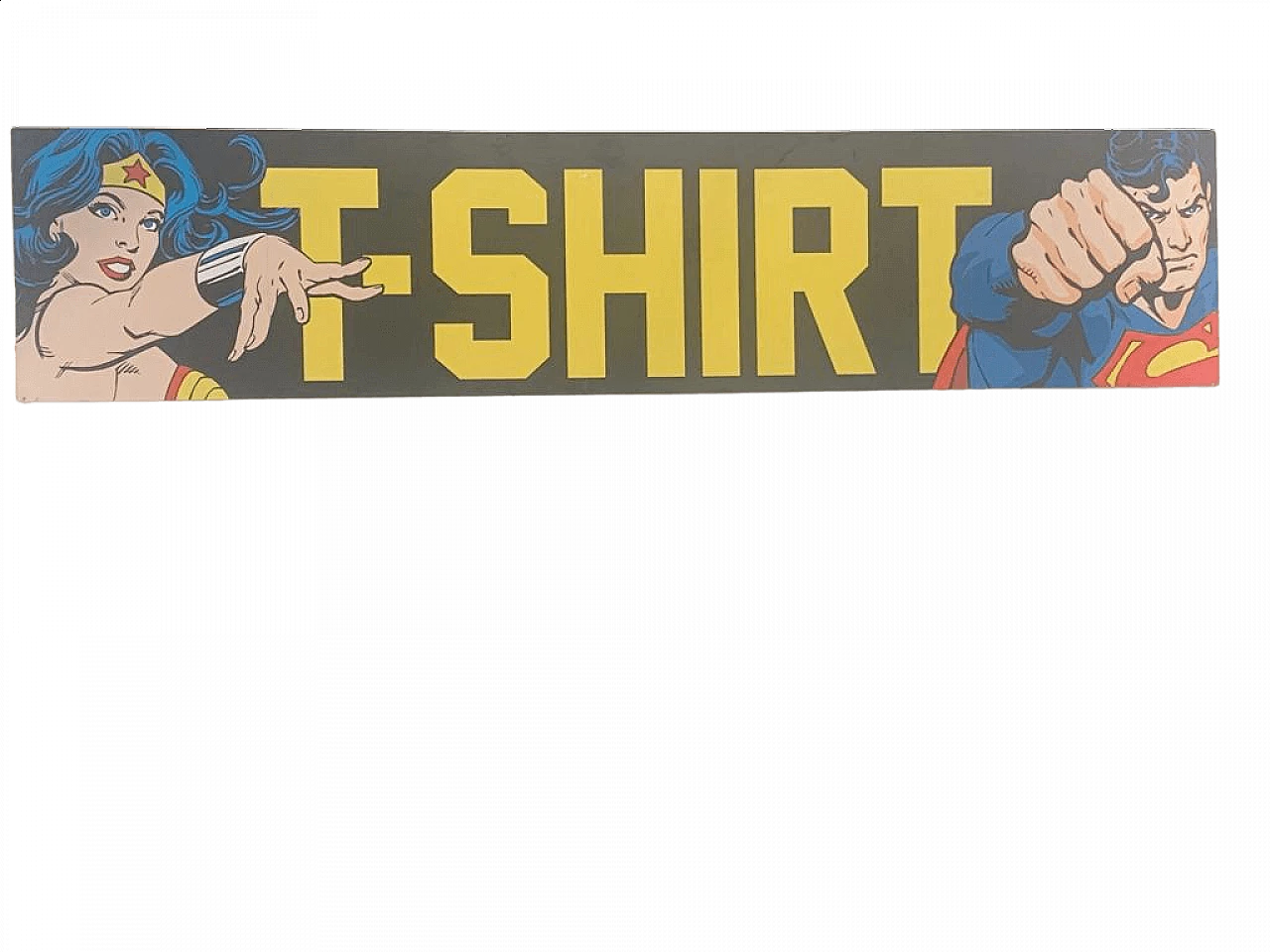 Aluminium panel with super heroes, 1970s 9