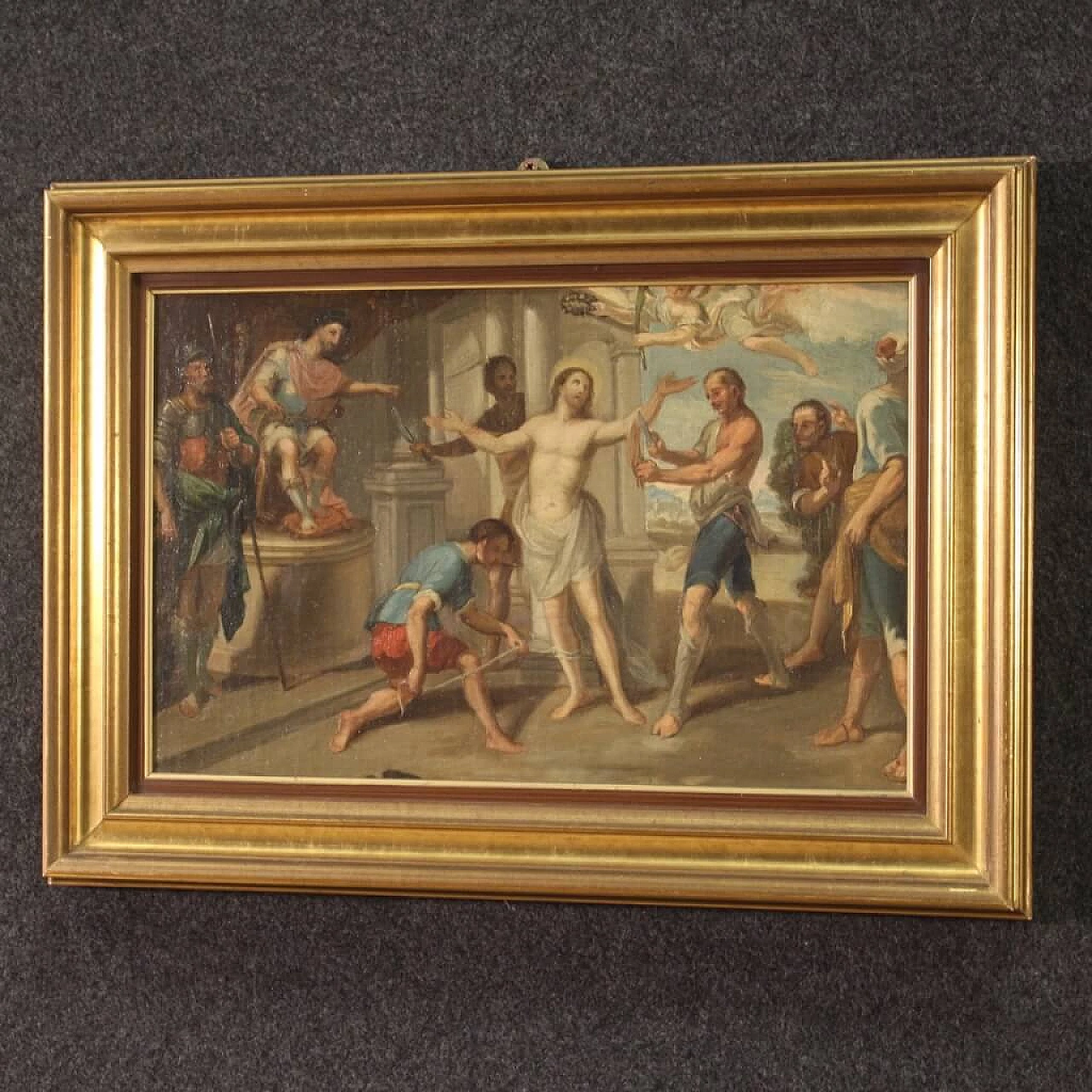 Martyrdom of St. Bartholomew, oil on canvas, 18th century 5