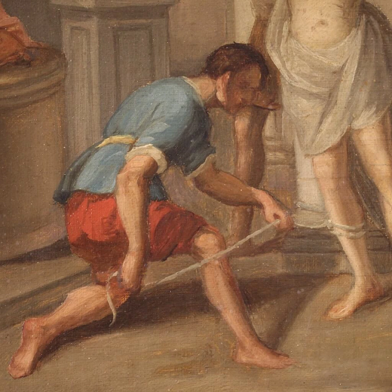 Martyrdom of St. Bartholomew, oil on canvas, 18th century 6