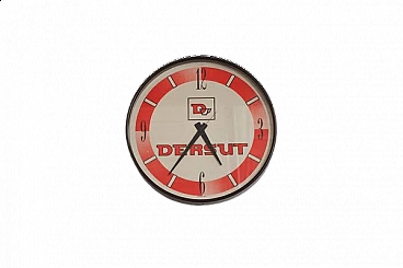 Plastic wall clock by Dersut, 1970s