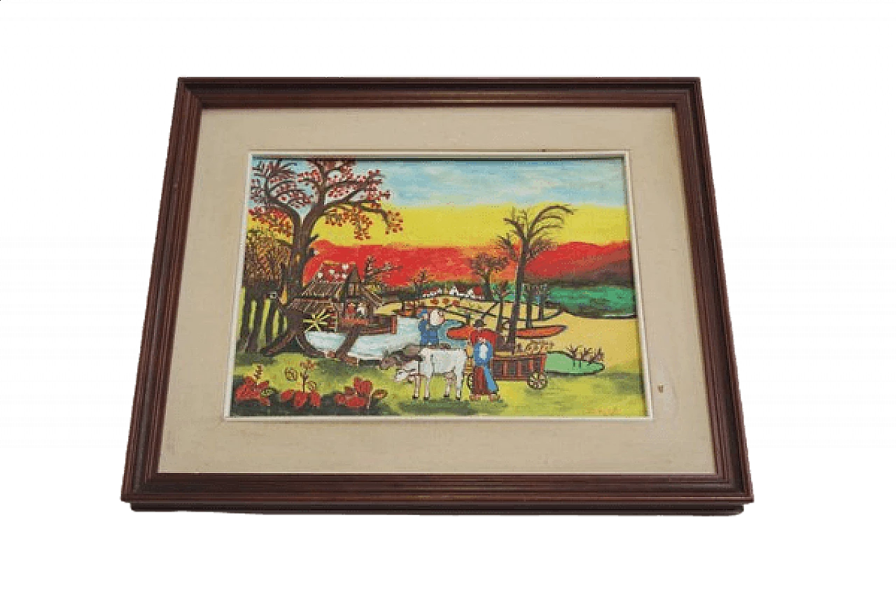 Zavagnor, agricultural landscape, 1990 1406734