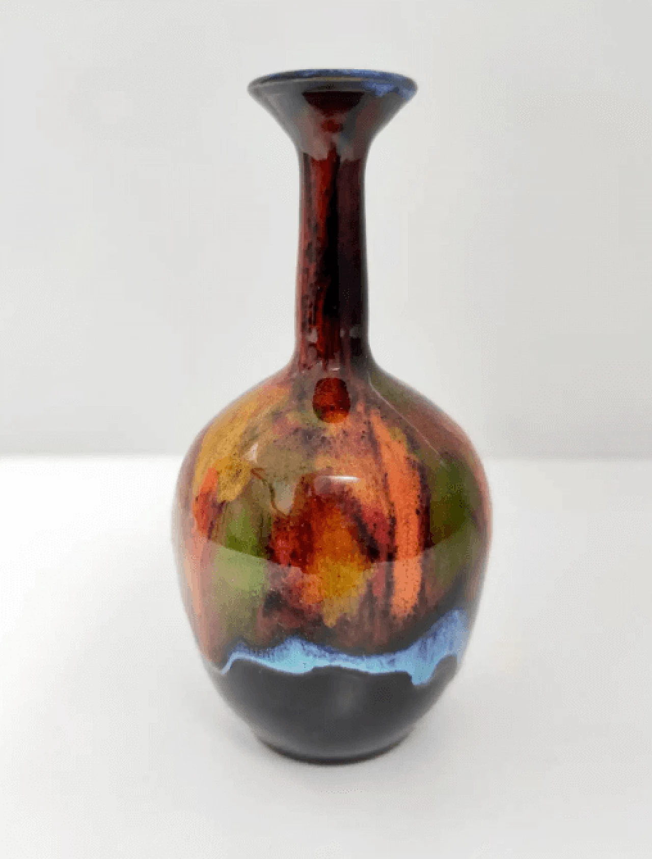 Vaso in terracotta smaltata di Giovanni Poggi per San Giorgio Albisola, anni '70 4