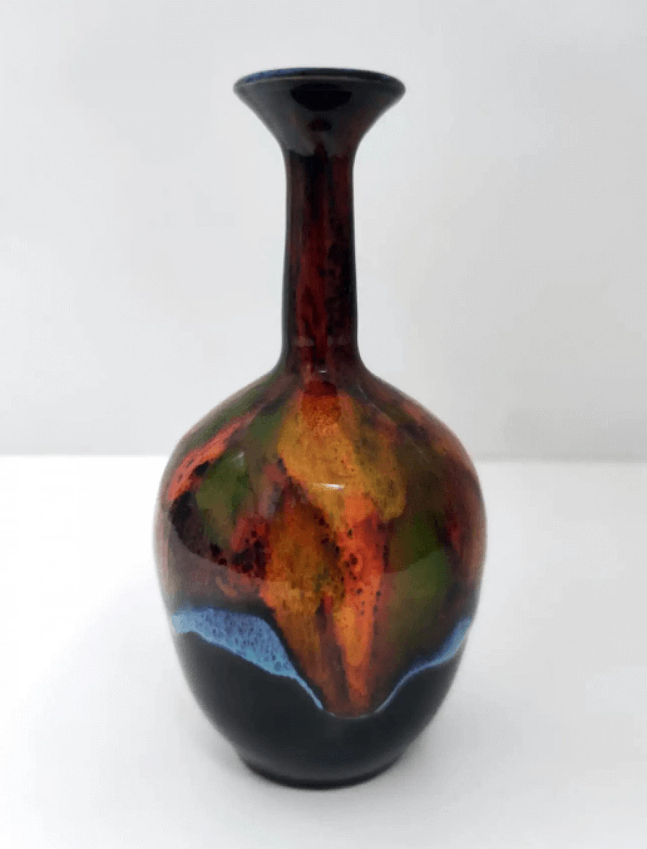 Vaso in terracotta smaltata di Giovanni Poggi per San Giorgio Albisola, anni '70 5